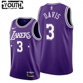 Dres Los Angeles Lakers Anthony Davis 3 Nike 2021-22 City Edition Throwback 60s Swingman - Dječji